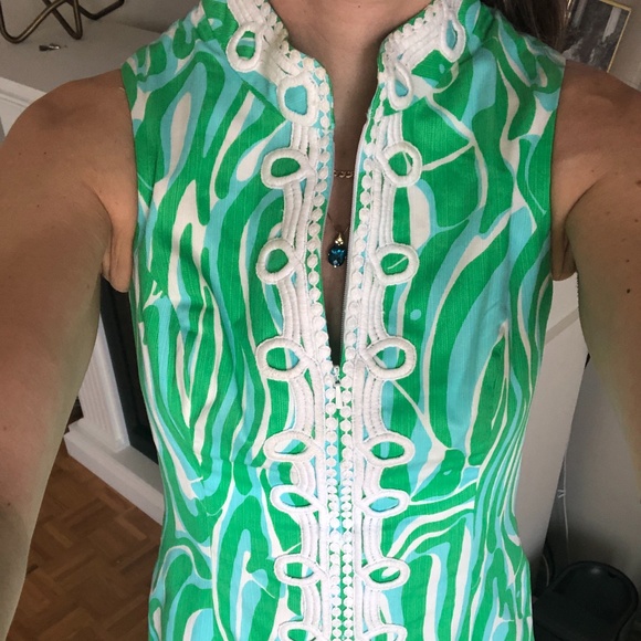 Lilly Pulitzer Alexa Dress in Finders Keepers Print Tunic Dress Size 0 - Picture 4 of 4
